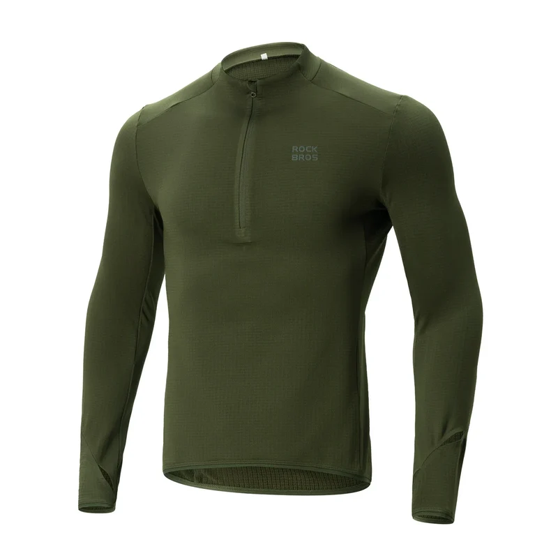 Fahrradtrikot Radtrikot Langarm Herren Зімовы цёплы фліс Schnelltrocknendes Atmungsaktiv