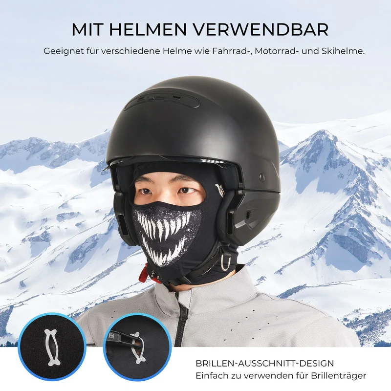 Sturmhauben Gesichtshaube Зімовая Балаклава Цёплая Gesichtsmaske