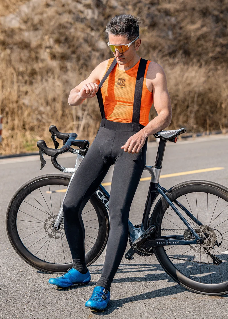 Road-to-Sky heren-radlerhose met Trägern