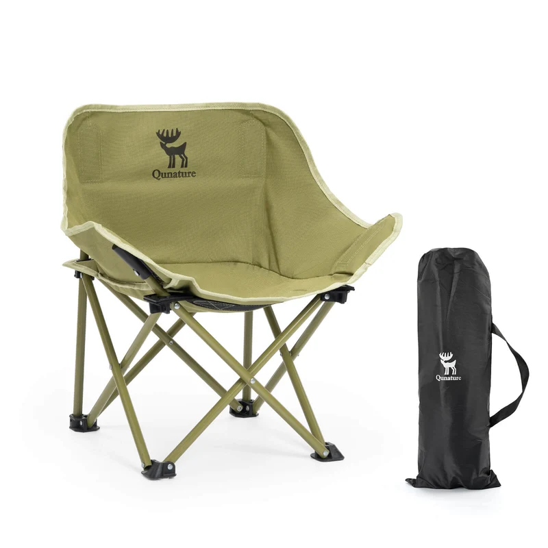 Qunature Campingstuhl Faltbar Tragbarer Camping Stuhl met Tragetasche en Tragegriff 120KG/60KG
