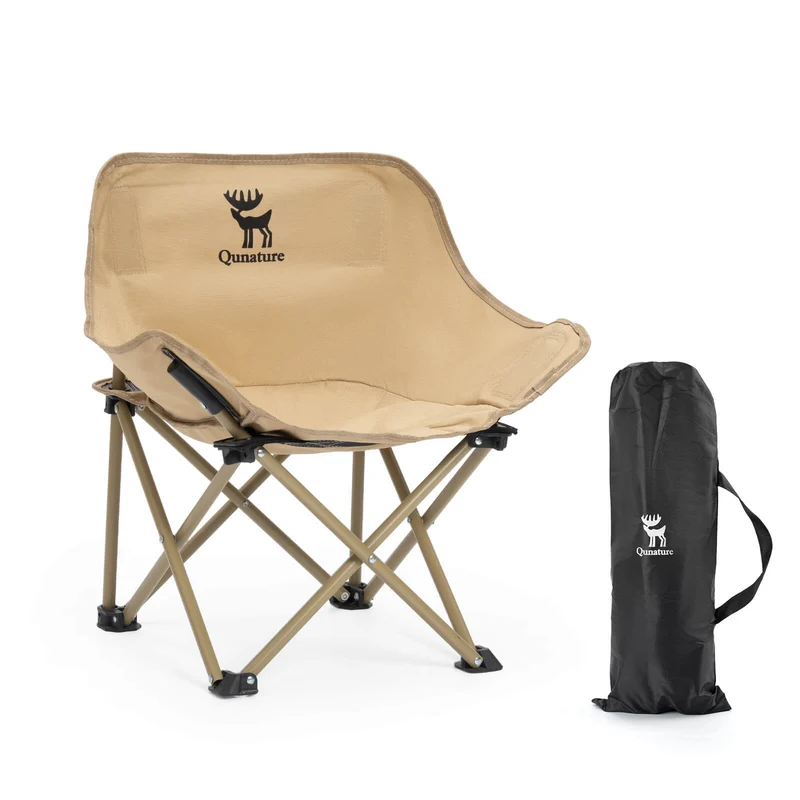 Qunature Campingstuhl Faltbar Tragbarer Camping Stuhl met Tragetasche en Tragegriff 120KG/60KG