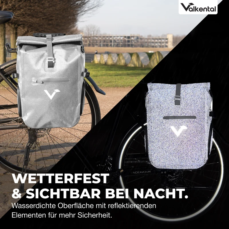 ValkPro 3in1 Fahrradtasche - hochfunktionales Multitalent - B-Ware