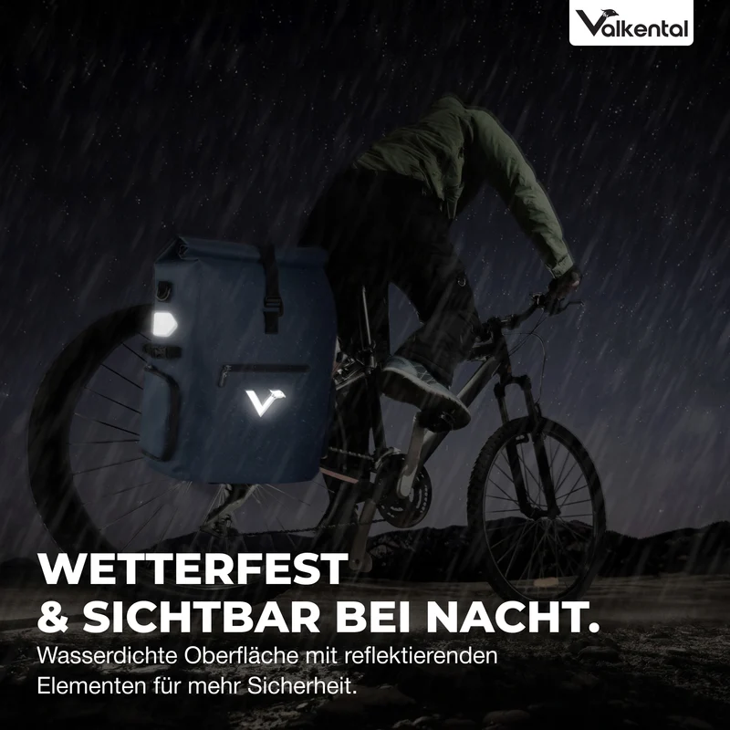 ValkPro 3in1 Fahrradtasche - hochfunktionales Multitalent - B-Ware