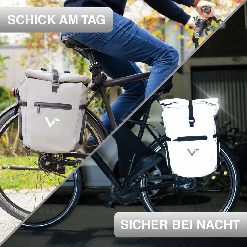 ValkPro 3in1 Fahrradtasche - hochfunktionales Multitalent - B-Ware