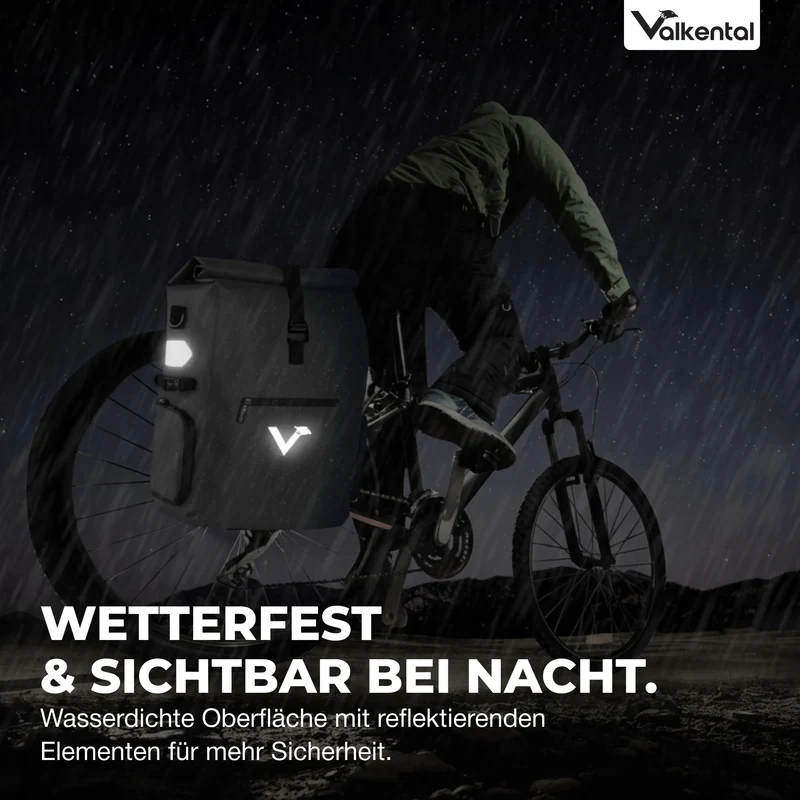 ValkPro 3in1 Fahrradtasche - hochfunktionales Multitalent - B-Ware