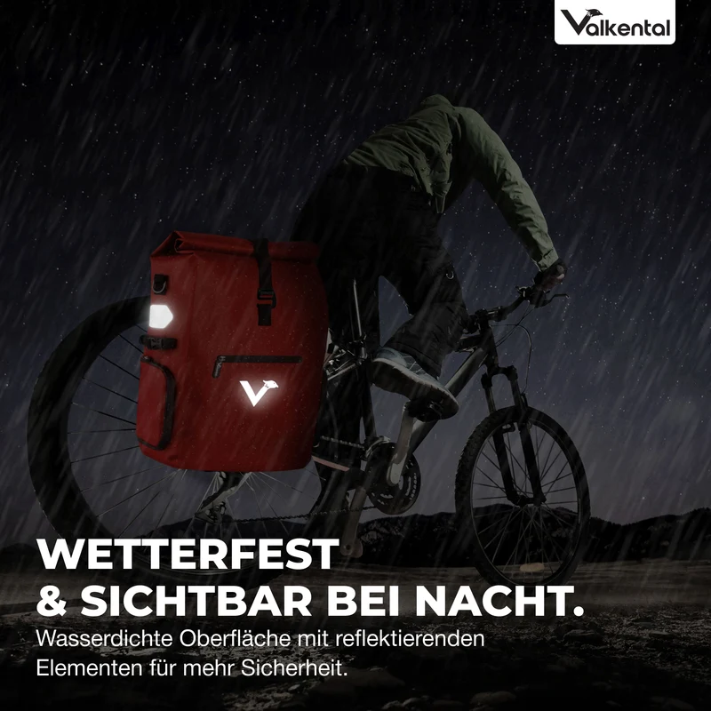 ValkPro 3in1 Fahrradtasche - hochfunktionales Multitalent - B-Ware