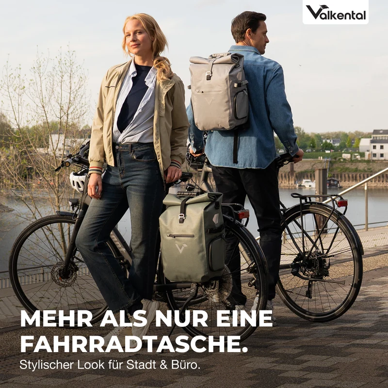 ValkPro 3in1 Fahrradtasche - hochfunktionales Multitalent - B-Ware