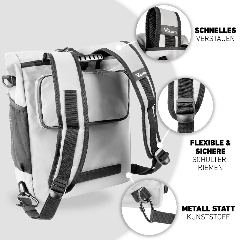 ValkOne Light - 3in1 Fahrradtasche - perfekt für deinen Alltag!