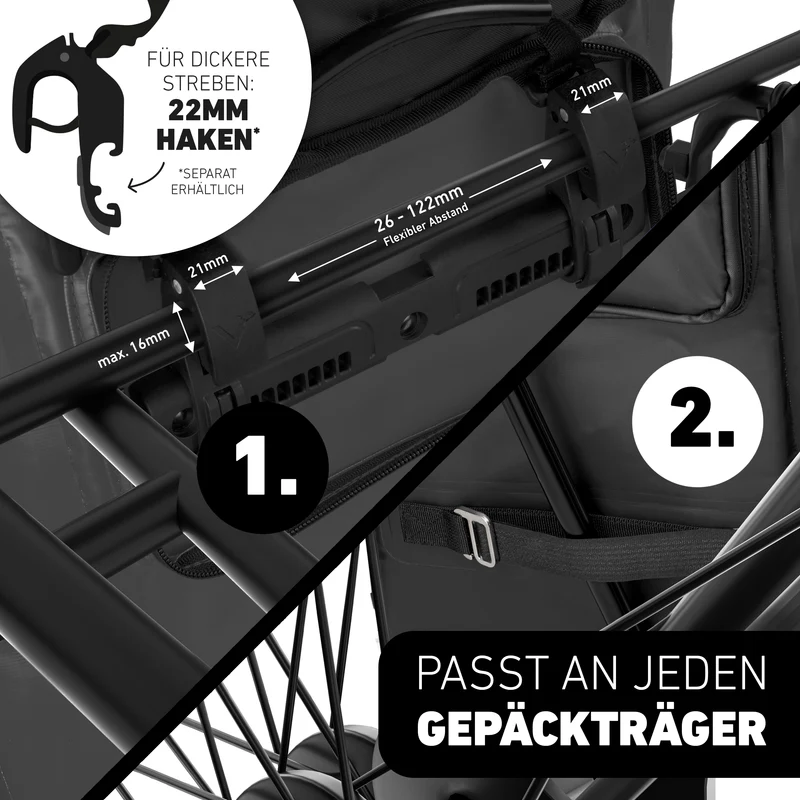 ValkOne Light - 3in1 Fahrradtasche - perfekt für deinen Alltag!
