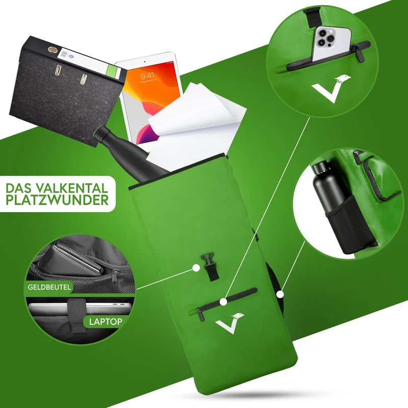 ValkOne 3in1 Fahrradtasche - perfekt für deinen Alltag! - B-Ware