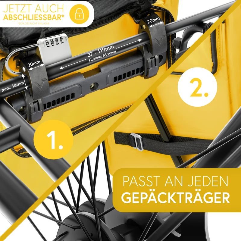 ValkOne 3in1 Fahrradtasche - perfekt für deinen Alltag! - B-Ware