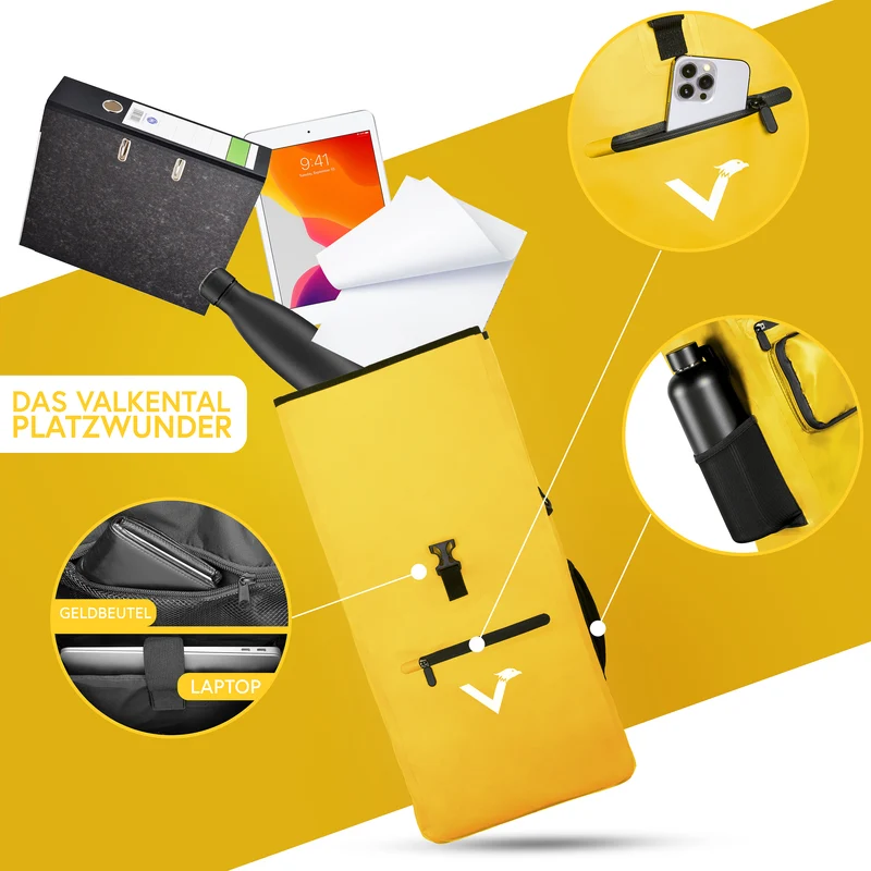 ValkOne 3in1 Fahrradtasche - perfekt für deinen Alltag! - B-Ware