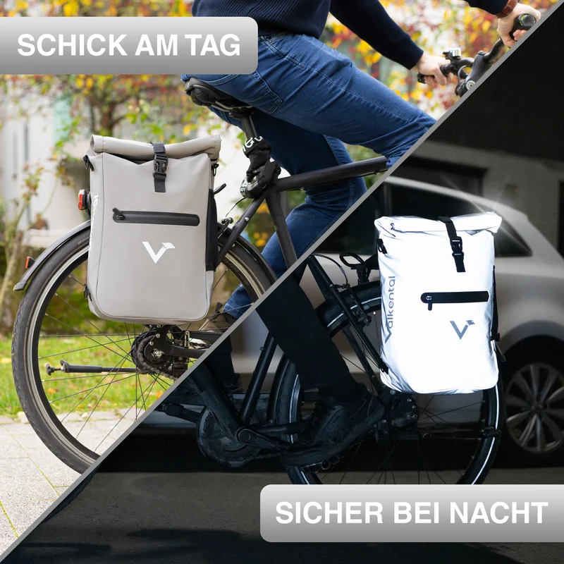 ValkOne 3in1 Fahrradtasche - perfekt für deinen Alltag! - B-Ware