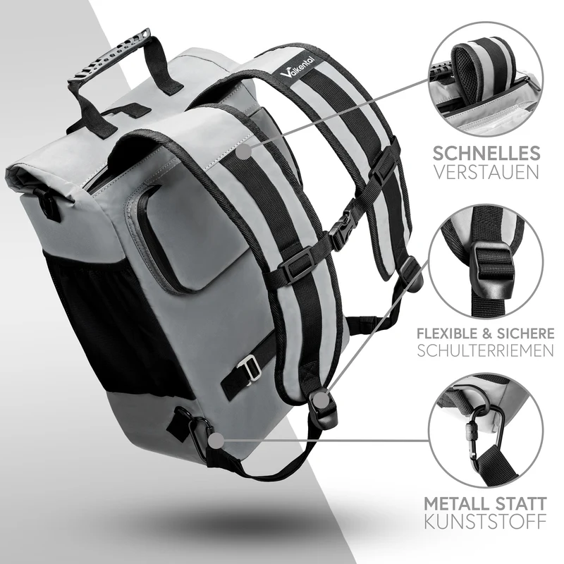 ValkOne 3in1 Fahrradtasche - perfekt für deinen Alltag! - B-Ware