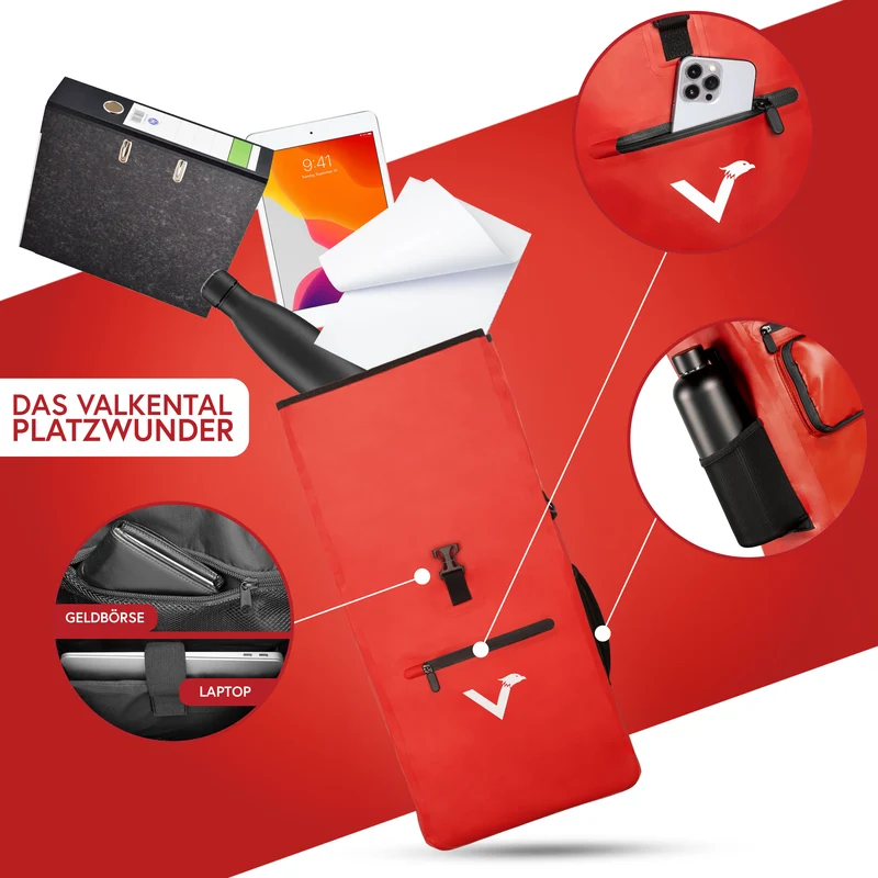 ValkOne 3in1 Fahrradtasche - perfekt für deinen Alltag! - B-Ware