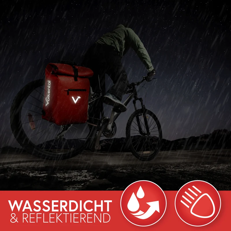 ValkOne 3in1 Fahrradtasche - perfekt für deinen Alltag! - B-Ware