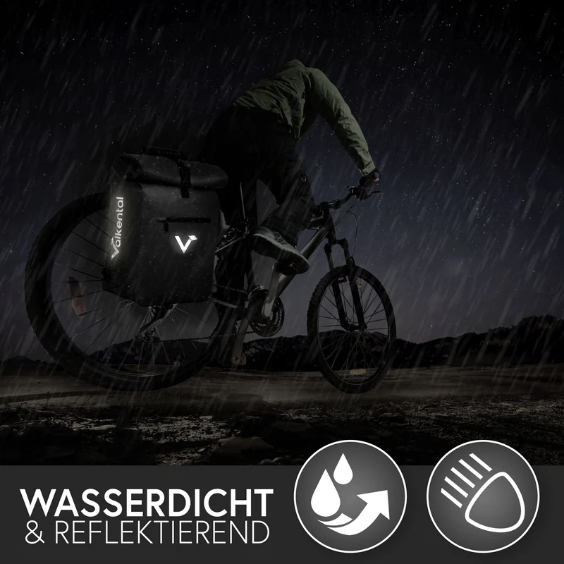 ValkOne 3in1 Fahrradtasche - perfekt für deinen Alltag! - B-Ware