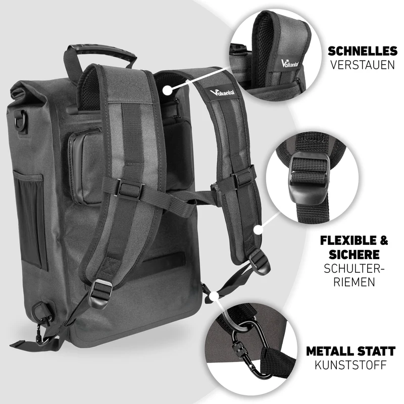 ValkOne 3in1 Fahrradtasche - perfekt für deinen Alltag! - B-Ware