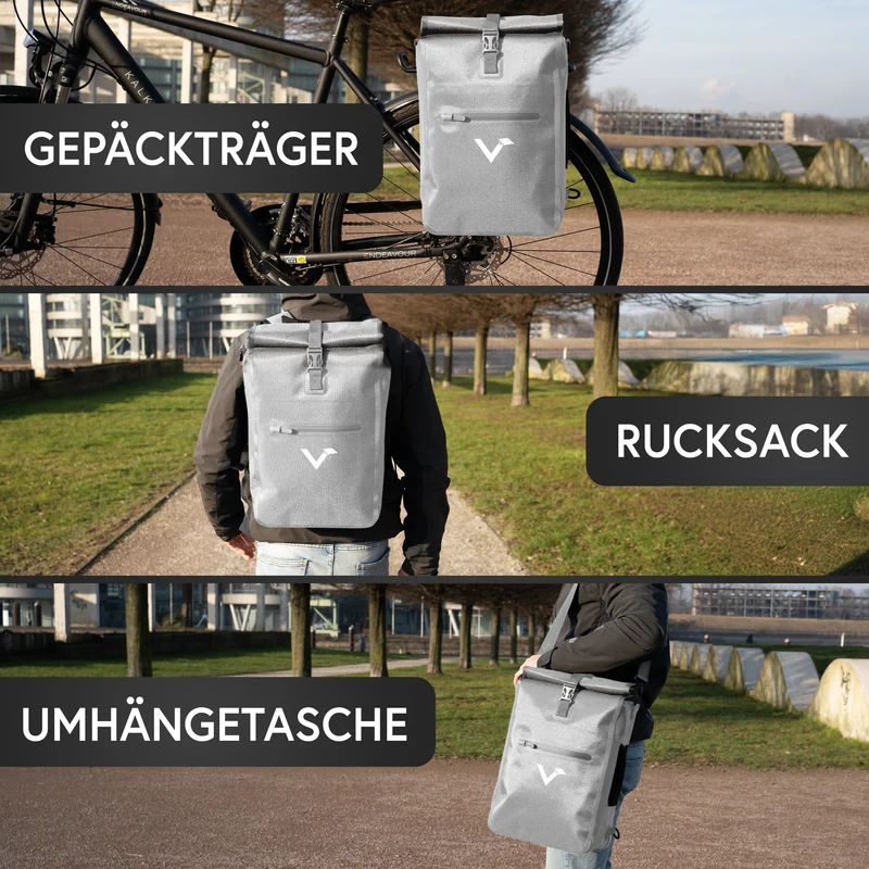 ValkOne 3in1 Fahrradtasche - perfekt für deinen Alltag! - B-Ware