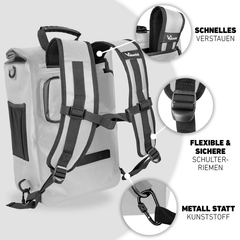 ValkOne 3in1 Fahrradtasche - perfekt für deinen Alltag! - B-Ware