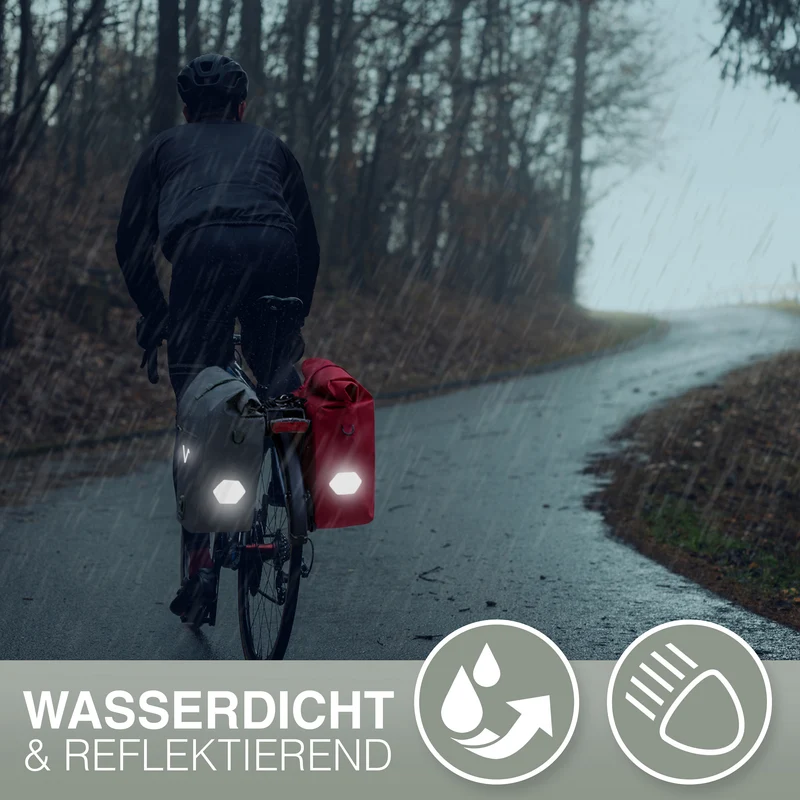 Bike Bag Urban - Praktische 2in1 Gepäckträgertasche im urbanen Look