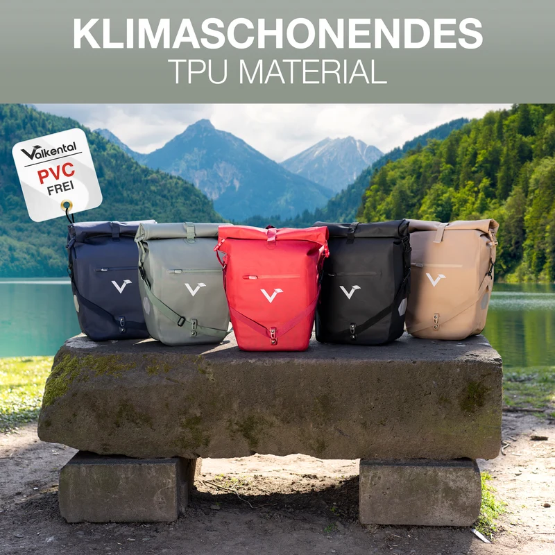 Bike Bag Urban - Praktische 2in1 Gepäckträgertasche im urbanen Look