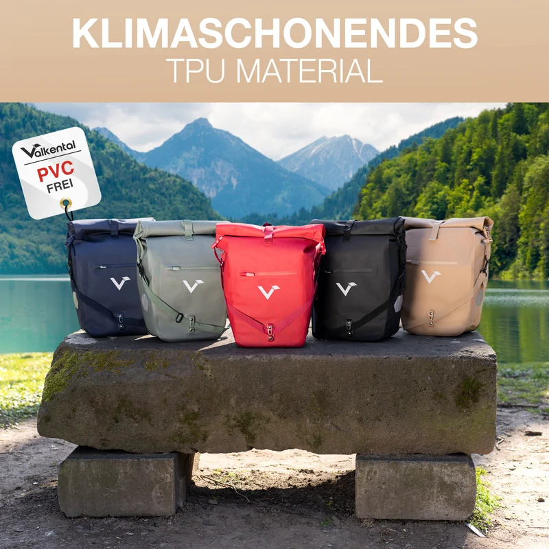 Bike Bag Urban - Praktische 2in1 Gepäckträgertasche im urbanen Look