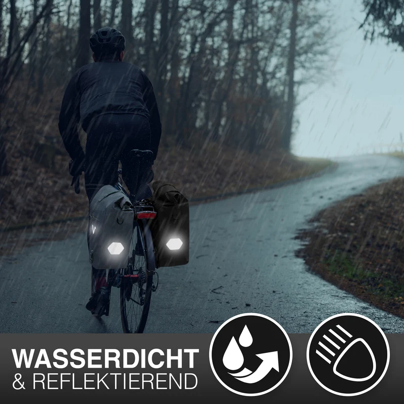 Bike Bag Urban - Praktische 2in1 Gepäckträgertasche im urbanen Look