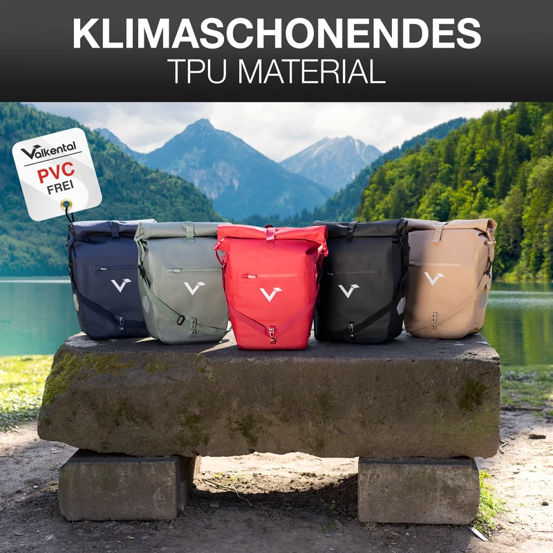 Bike Bag Urban - Praktische 2in1 Gepäckträgertasche im urbanen Look