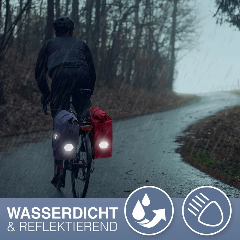 Bike Bag Urban - Praktische 2in1 Gepäckträgertasche im urbanen Look