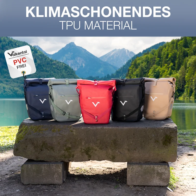 Bike Bag Urban - Praktische 2in1 Gepäckträgertasche im urbanen Look