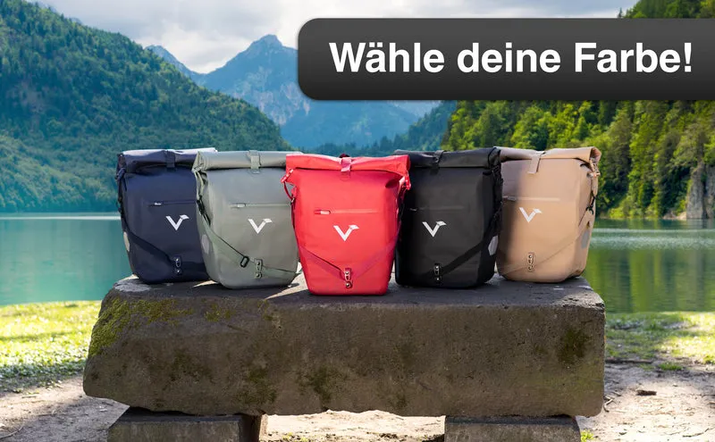 Bike Bag Urban - Praktische 2in1 Gepäckträgertasche im urbanen Look