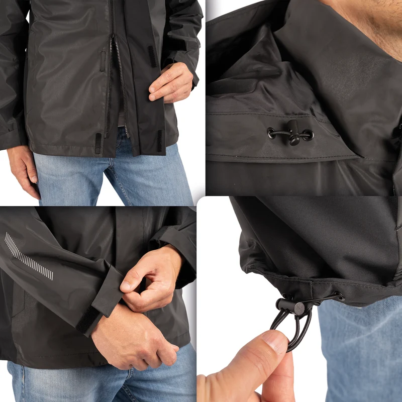 Rain Jacket - 100% reflektierende & wasserdichte Regenjacke