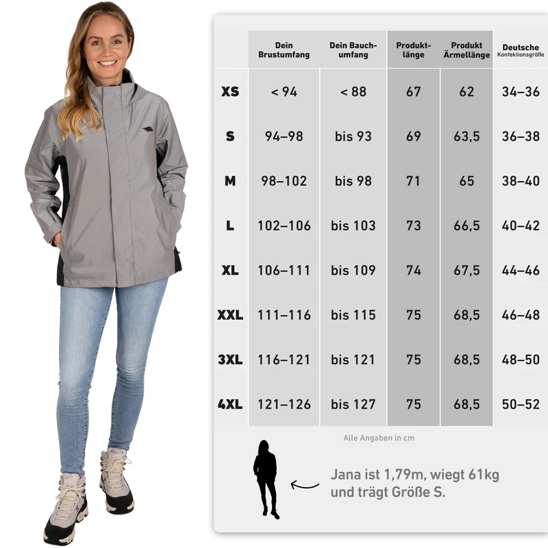 Rain Jacket - 100% reflektierende & wasserdichte Regenjacke - B-Ware