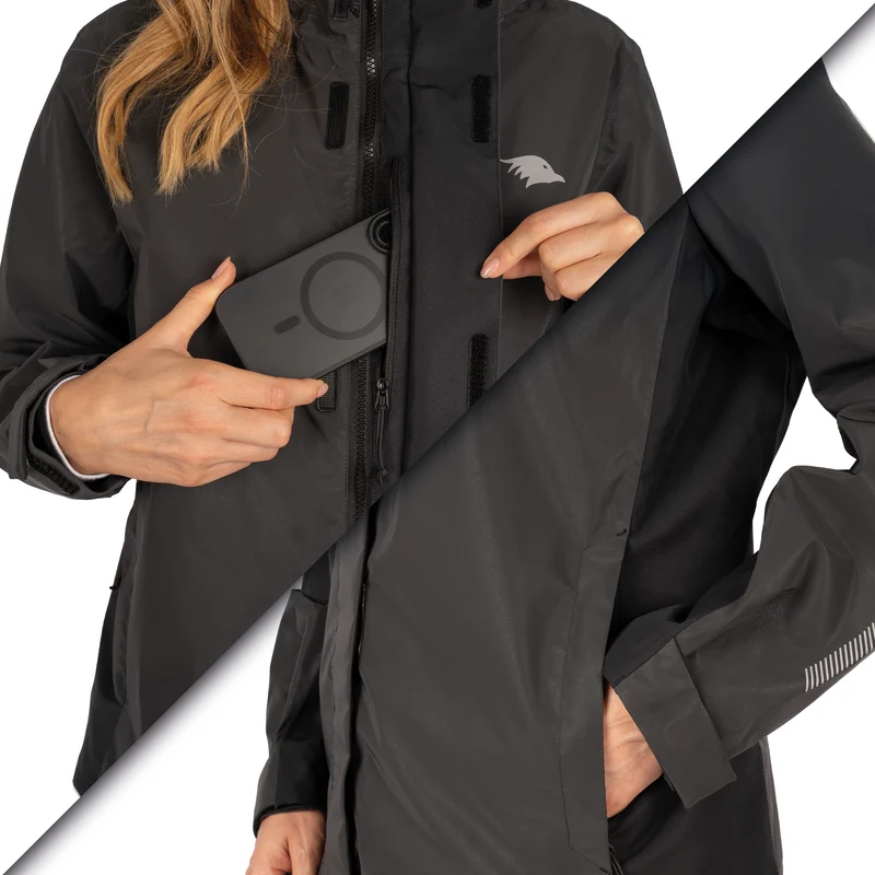 Rain Jacket - 100% reflektierende & wasserdichte Regenjacke - B-Ware