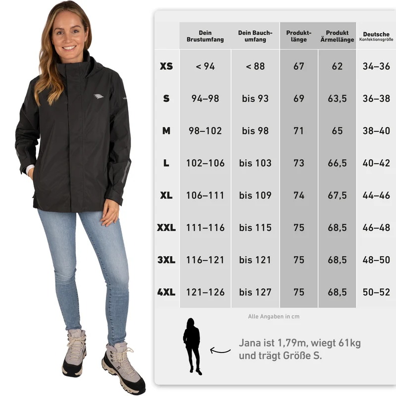 Rain Jacket - 100% reflektierende & wasserdichte Regenjacke - B-Ware