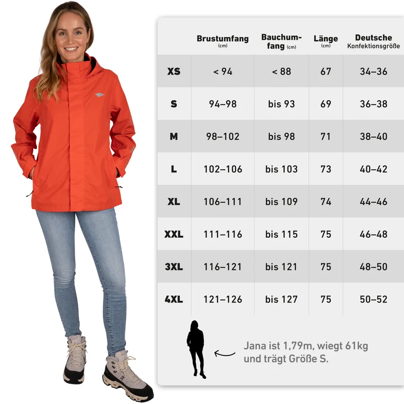 Rain Jacket - 100% reflektierende & wasserdichte Regenjacke - B-Ware