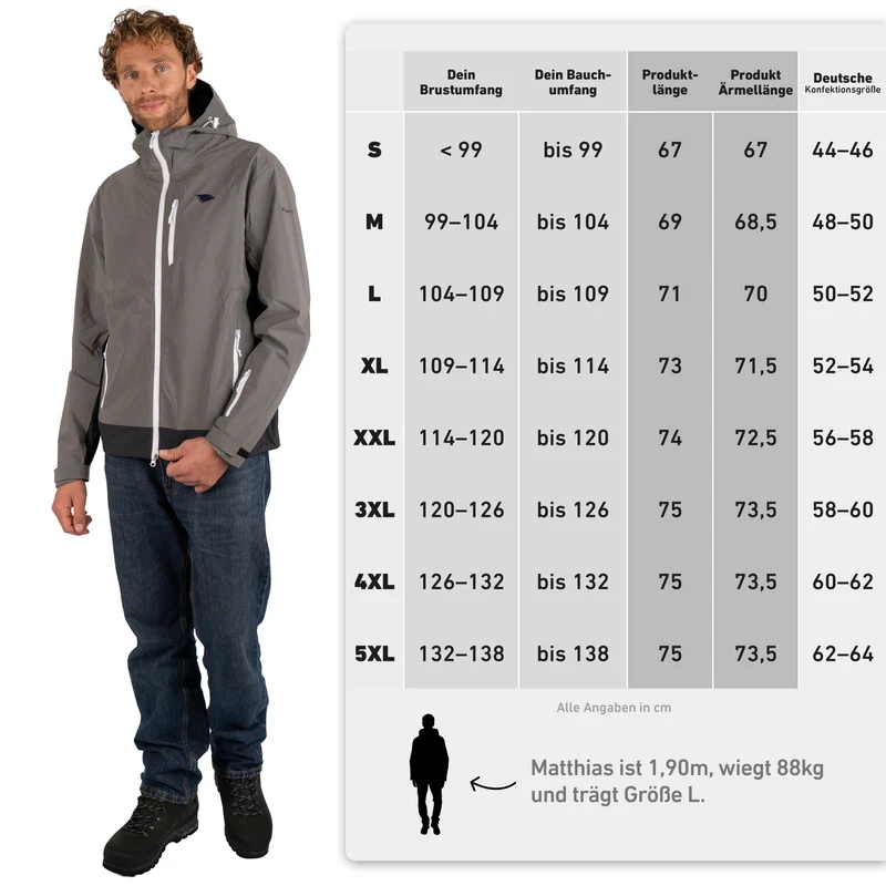 Vertex Jacket - Reflektierende Funktionsjacke für Outdoor Aktivitäten - B-Ware