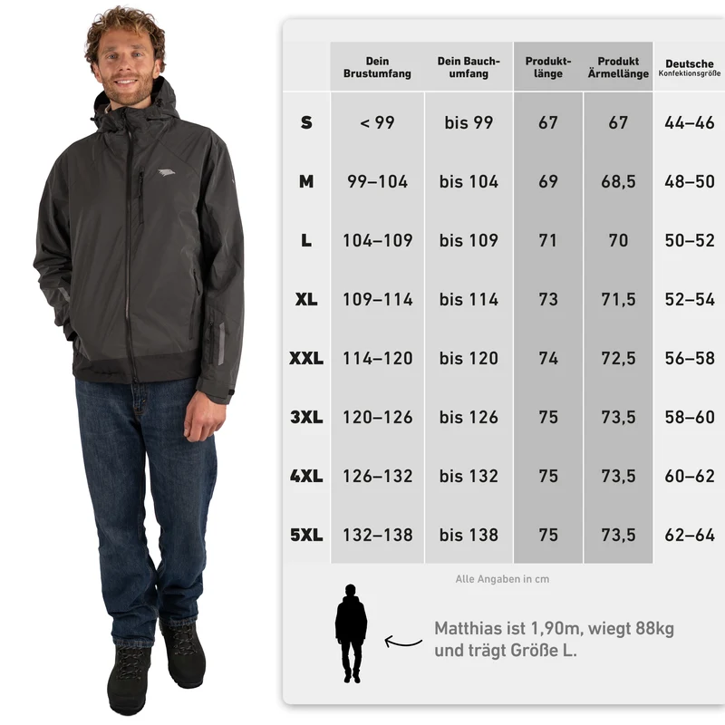 Vertex Jacket - Reflektierende Funktionsjacke für Outdoor Aktivitäten - B-Ware
