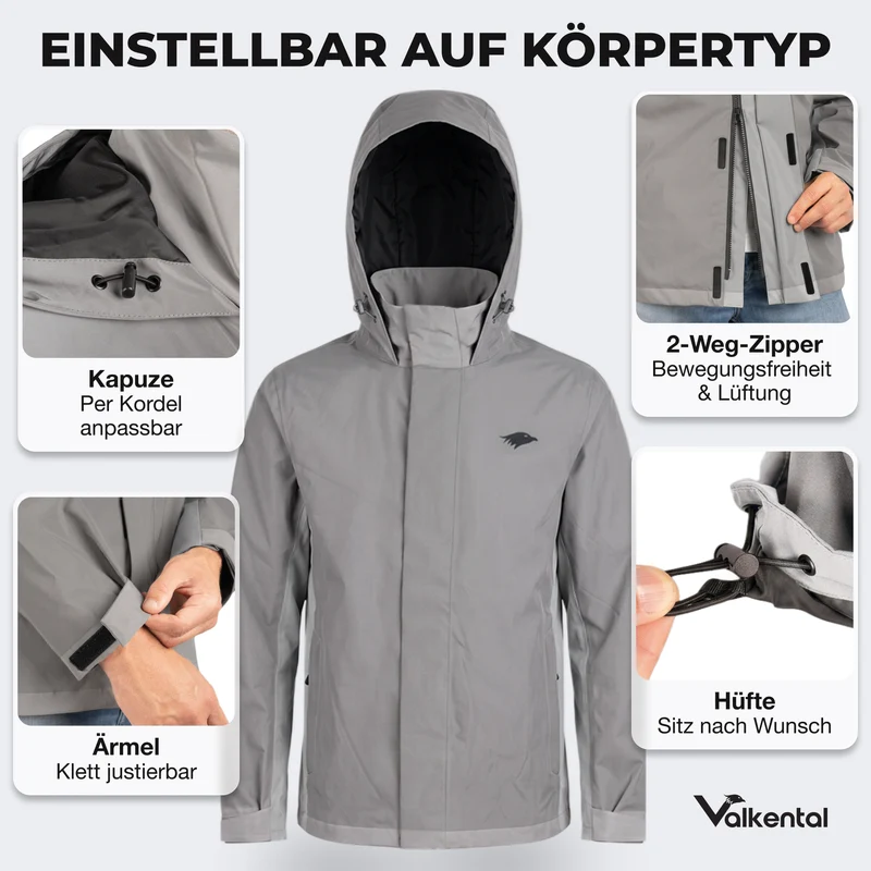 3in1 Smart Jacket - 100% reflektierend & wasserdicht