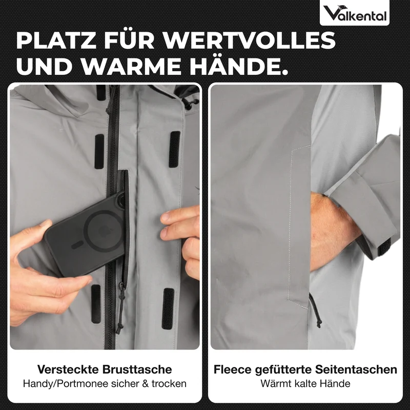 3in1 Smart Jacket - 100% reflektierend & wasserdicht