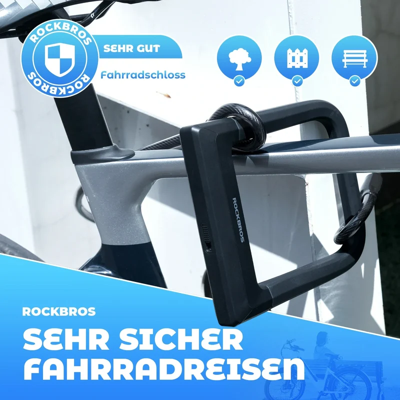 Fahrradschloss Hohe Sicherheit 14 mm Bügelschloss