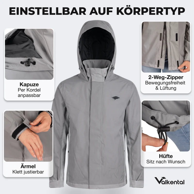 3in1 Smart Jacket - 100% reflektierend & wasserdicht
