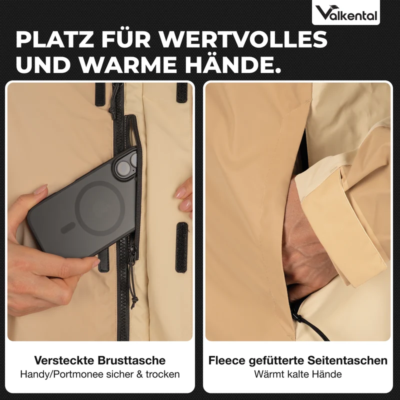 3in1 Smart Jacket - 100% reflektierend & wasserdicht mit Fleece Zipp-In - B-Ware