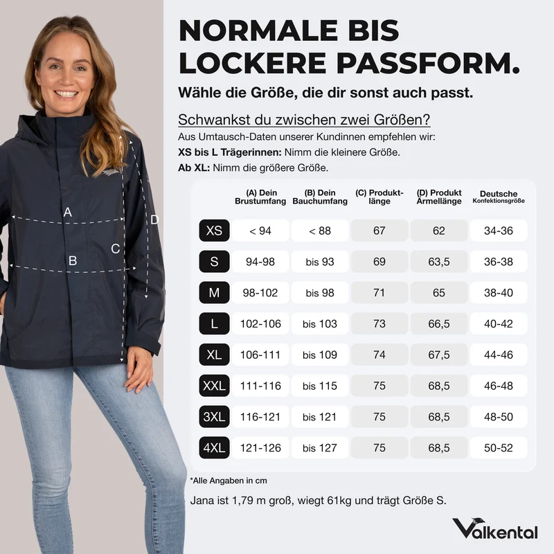 3in1 Smart Jacket - 100% reflektierend & wasserdicht mit Fleece Zipp-In - B-Ware