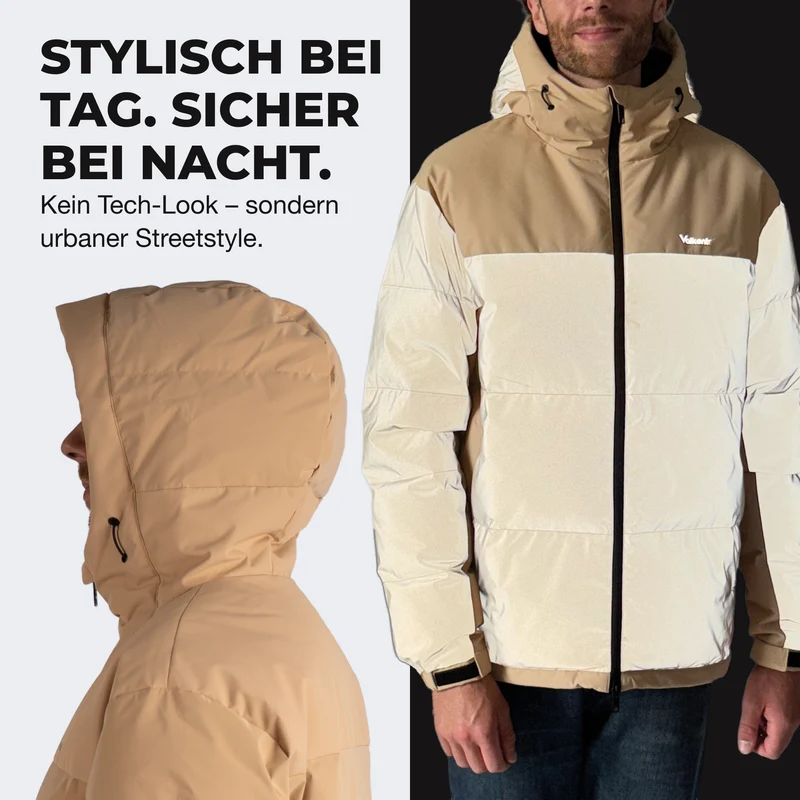 NEU: Reflective Puffer - 100% reflektierende Daunenjacke - B-Ware