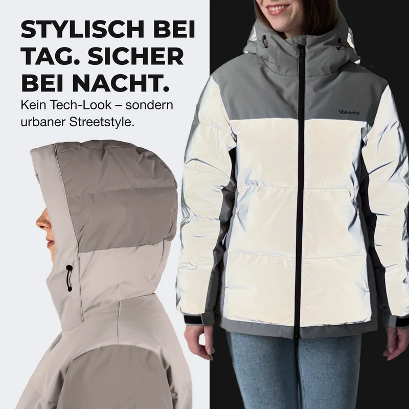 NEU: Reflective Puffer - 100% reflektierende Daunenjacke - B-Ware
