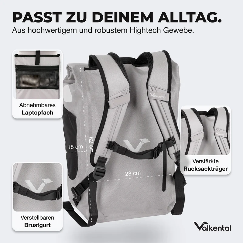 UrbanX 2.0 - 2in1 Fahrradtasche & Rucksack für die Stadt - B-Ware