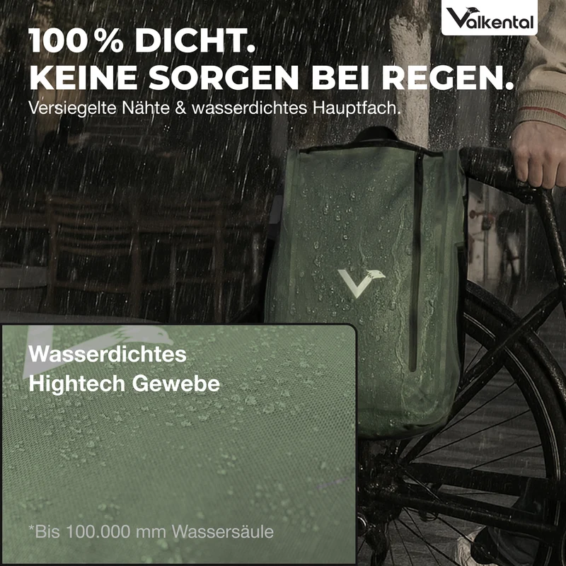 UrbanX 2.0 - 2in1 Fahrradtasche & Rucksack für die Stadt - B-Ware