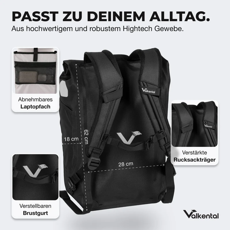 UrbanX 2.0 - 2in1 Fahrradtasche & Rucksack für die Stadt - B-Ware